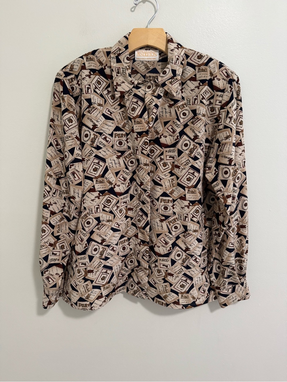 Vintage Pendleton Button Down Blouse